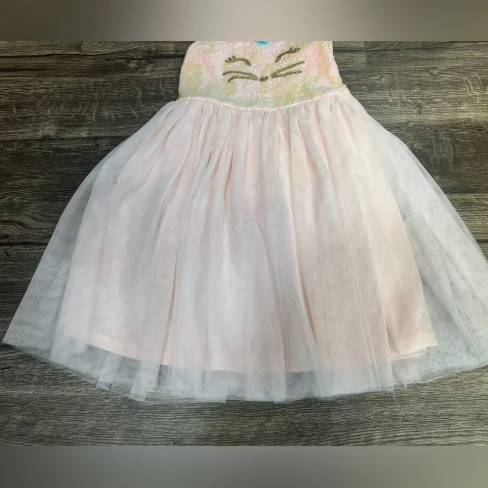 Pink and Gold Kids Dress
